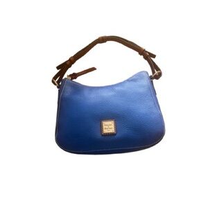 Dooney & Bourke Blue Leather Shoulder Bag